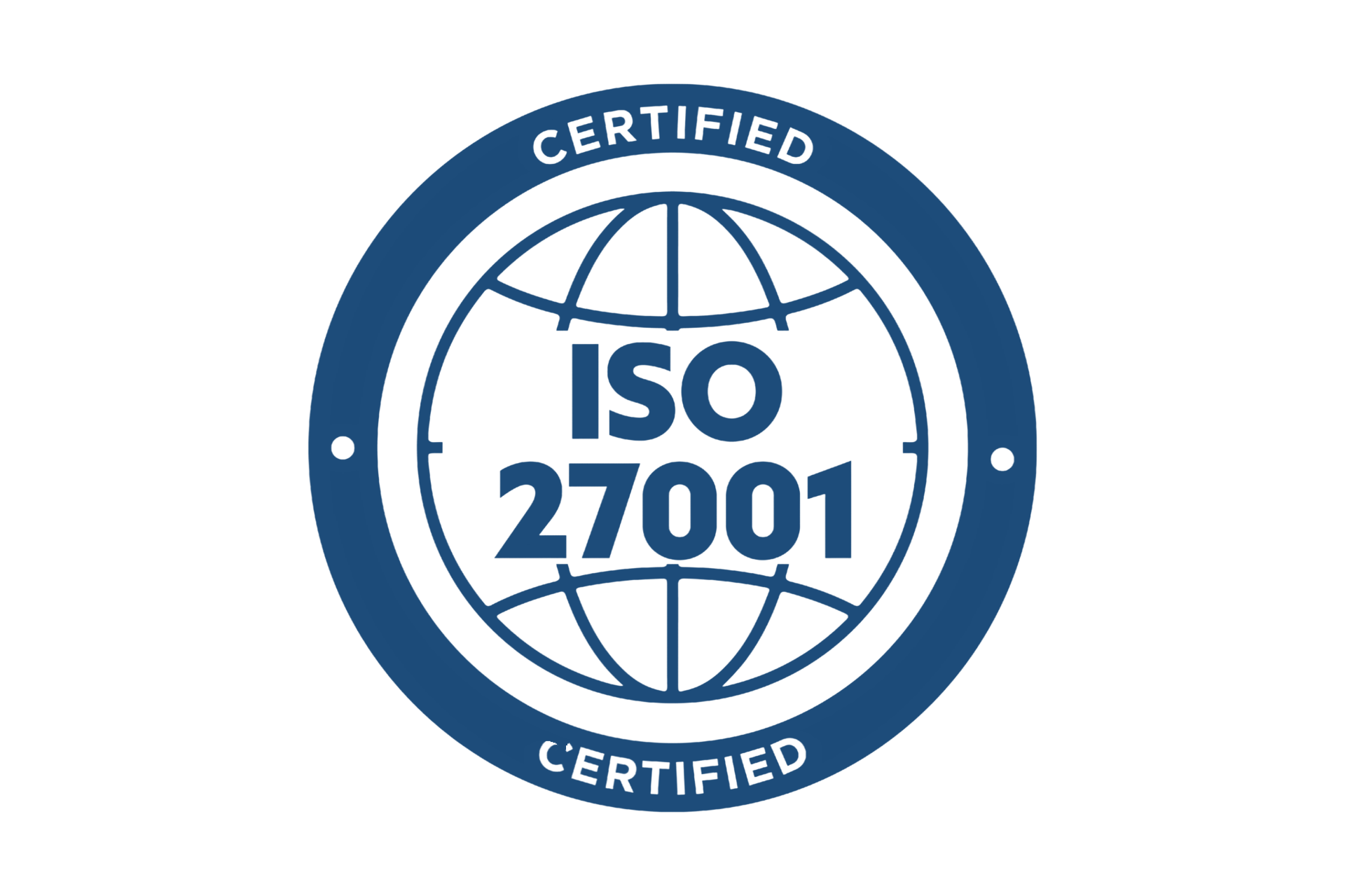 ISO 27001 certified